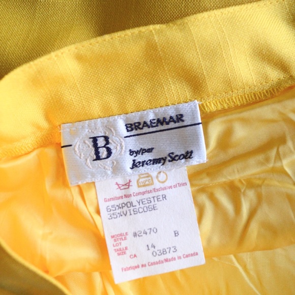 90s vintage skirt Braemar by Jeremy Scott - Picture 4 of 4